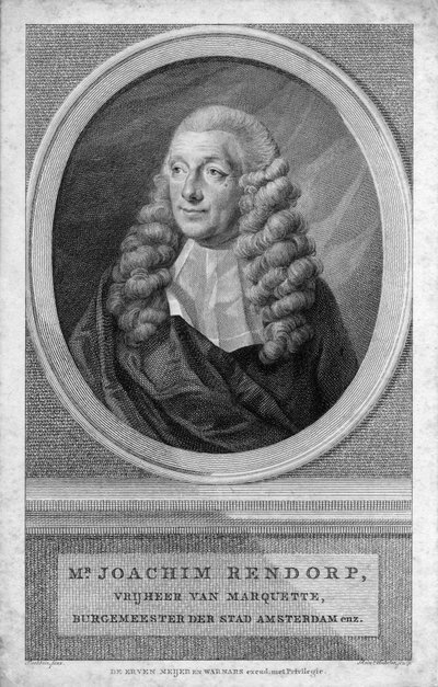 Porträt graviert von Reinier Vinkeles August